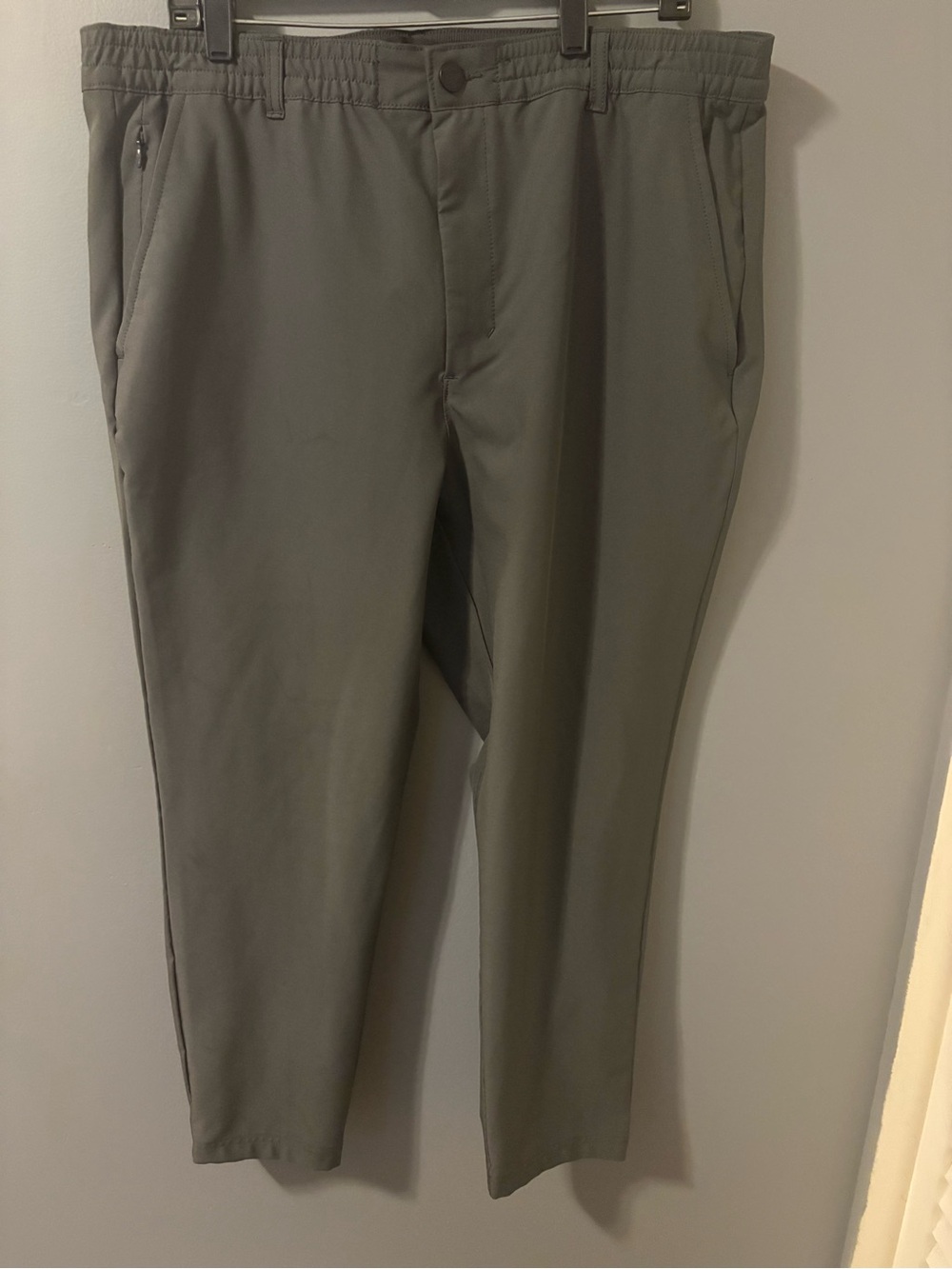 Marc New York Gray Stretch Chinos